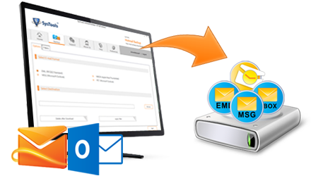 Outlook.com email backup tool